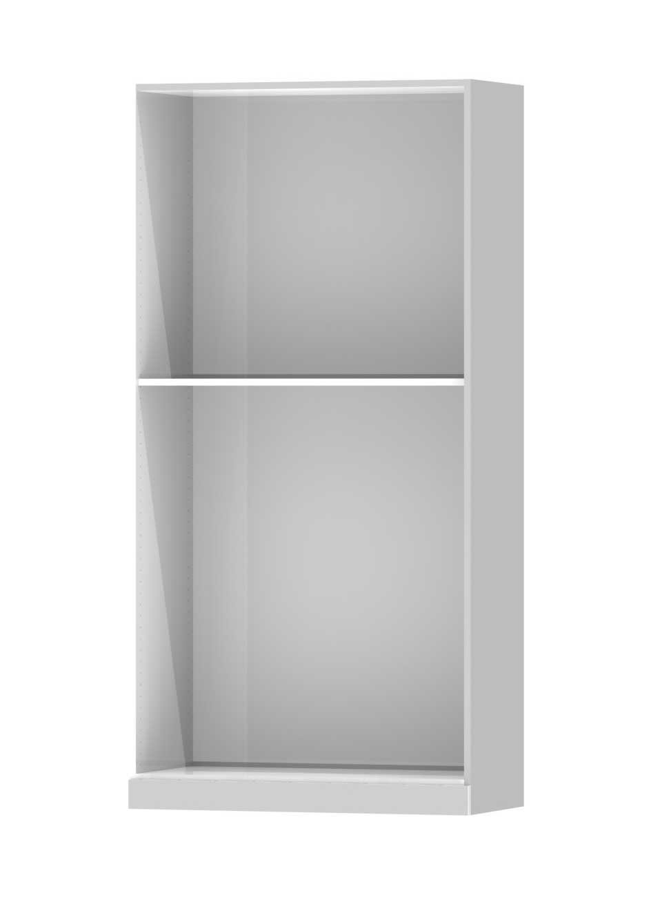 Open high cabinet with shelf