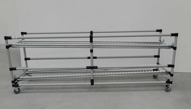Flow racks for efficient storage | BeeWaTec