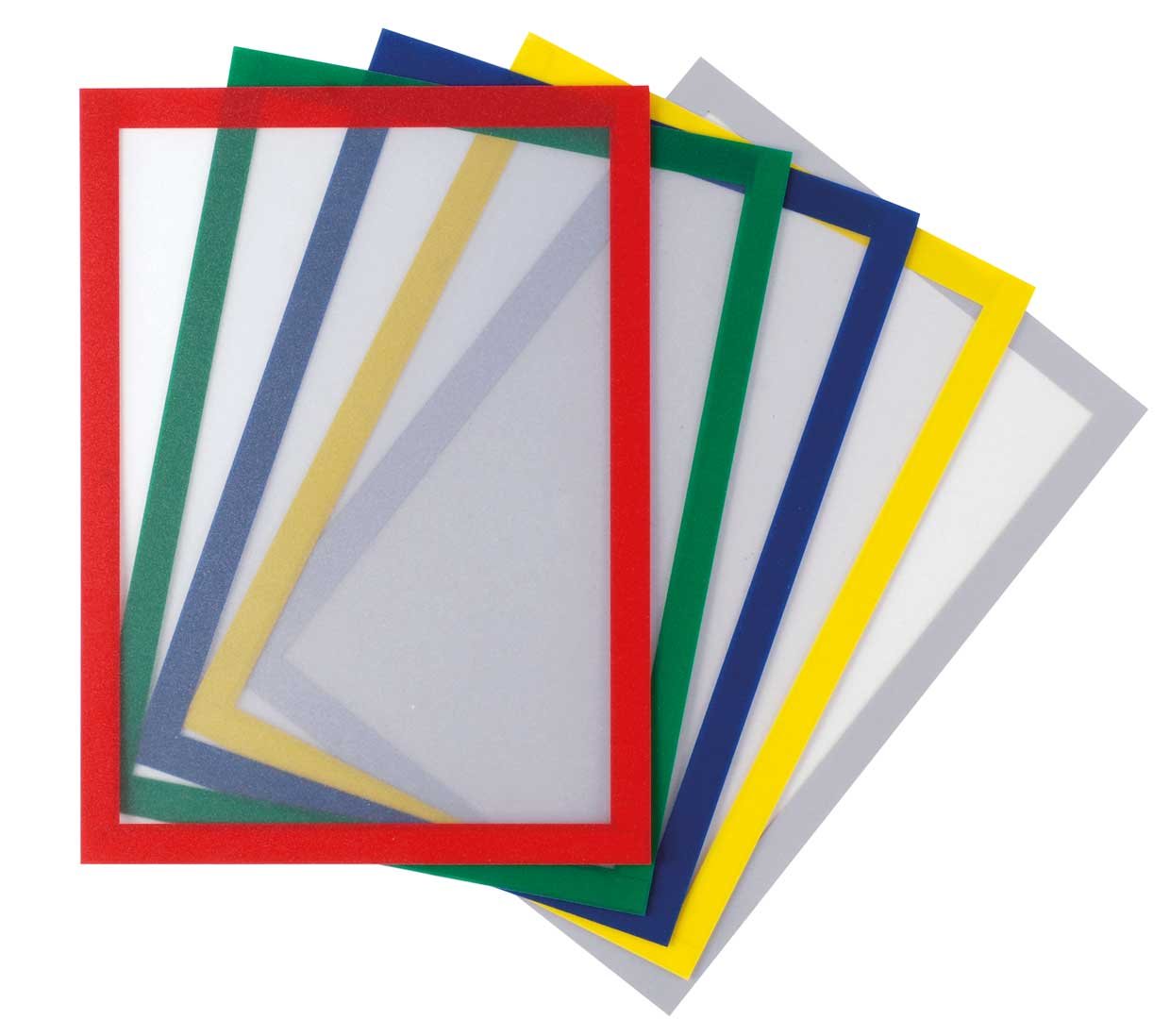 Colorful magnetic frame with anti-reflective transparent film 